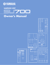 Yamaha SU700 User manual