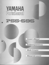 Yamaha PSS-595 Owner's manual
