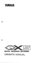 Yamaha QX5 Owner's manual