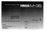 Yamaha M-35 Owner's manual