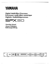Yamaha SPX90 Owner's manual