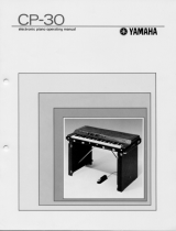 Yamaha CP-30 Owner's manual
