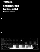 Yamaha CS-30 User manual