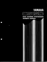 Yamaha CS15D User manual
