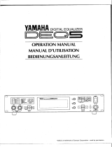 Yamaha DEQ5 Owner's manual
