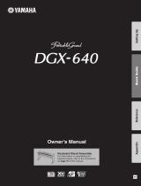 Yamaha DGX-640 Owner's manual