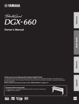 Yamaha Portable Grand DGX-660 User manual