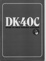 Yamaha DK-40C Owner's manual