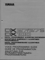 Yamaha DX100 User guide
