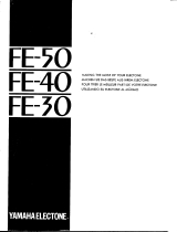 Yamaha FE-30 Owner's manual