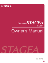 Yamaha Electone Stagea 01C Owner's manual