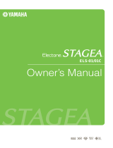 Yamaha ELS-01 Owner's manual