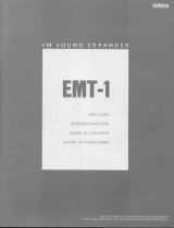 Yamaha EMT-1 Owner's manual