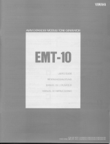 Yamaha EMT-10 User manual