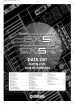 Yamaha EX5R Datasheet