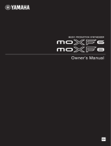 Yamaha MOXF6/MOXF8 User manual