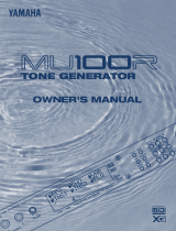 Yamaha MU100R Owner's manual