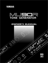 Yamaha MU90R Owner's manual