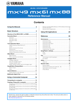 Yamaha MX88 User manual