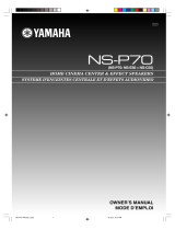 Yamaha P-70 Owner's manual