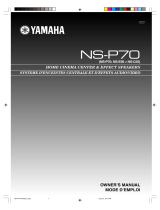 Yamaha NS-P70 Owner's manual