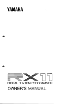 Yamaha RX11 Owner's manual