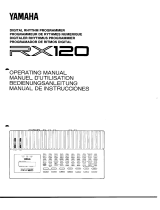 Yamaha RX120 Owner's manual