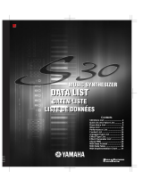 Yamaha S30 Datasheet