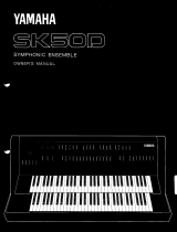 Yamaha SK50D Owner's manual