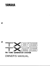 Yamaha TX216 Owner's manual