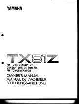 Yamaha TX81Z Owner's manual