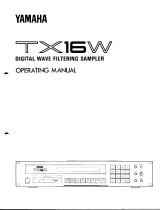 Yamaha TX16W Owner's manual
