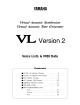 Yamaha VL Version2 Owner's manual