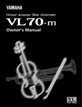 Yamaha VL70 User manual