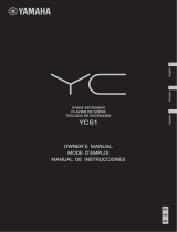 Yamaha YC61 Owner's manual