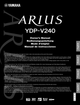 Yamaha YDP-V240 Owner's manual