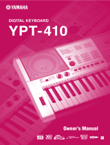 Yamaha YPT410MS - 61 Key Portable Keyboard User manual