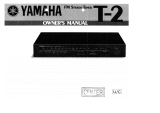 Yamaha T-2 Owner's manual