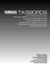 Yamaha TX-590RDS User manual