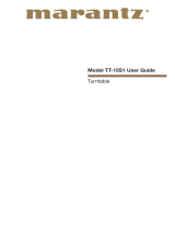 Marantz TT-15S1 User manual
