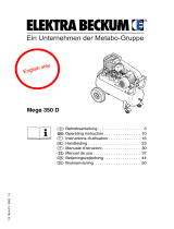 Elektra Beckum Air Compressor Mega 350 D User manual