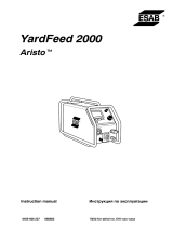 ESAB Origo™ YardFeed 2000 User manual