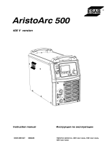 ESAB Aristo®Arc 500 User manual
