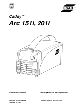 ESAB Caddy® Arc 151i, Caddy® Arc 201i User manual