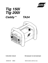 ESAB Caddy® Tig 150i, Caddy® Tig 200i - Caddy®Tig 150, Caddy®Tig 200 User manual