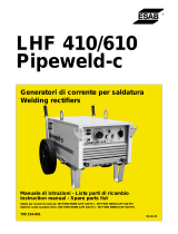 ESAB LHF 410 PC, LHF 610 PC - Pipeweld-c User manual