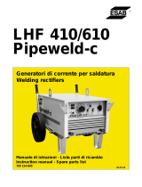 ESAB LHF 410 PC, LHF 610 PC - Pipeweld-c User manual