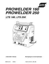 ESAB LTS 160, LTS 250 User manual