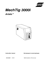 ESAB MechTig 3000i Aristo® MechTig 3000i User manual