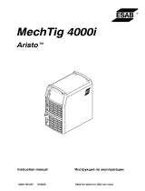ESAB MechTig 4000i Aristo® MechTig 4000i User manual